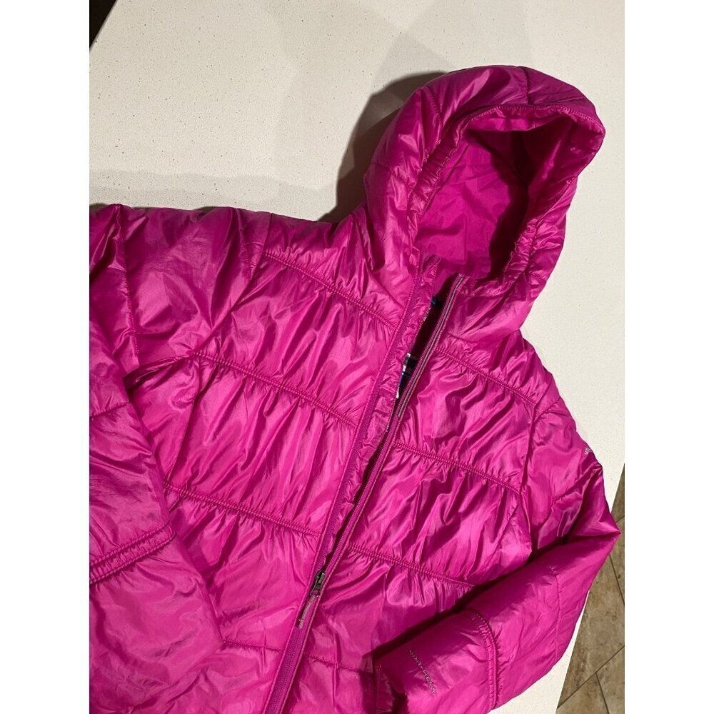 Girl’s XL Columbia Omni-Heat Puffer Jacket Zip-Up Hot Pink - Picture 2 of 11